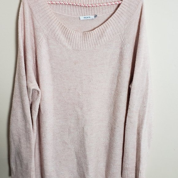 RICKI'S PINK WOMAN'S PULLOVER SWEATER SIZE XXL WINTER WARM FASHION WEAR - Picture 8 of 13